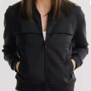 Zyia Active Primo Ventilated Mesh Bomber Jacket Women XS